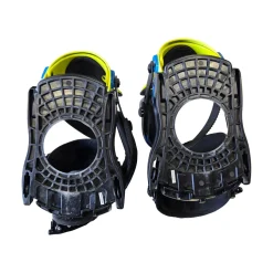 Used Sims LINK SNOWBOARD BINDINGS Mens Binding Only Yellow LG
