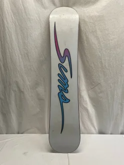 Used Sims SWITCH BLADE MINI Boys Snowboard Only White 130 cm