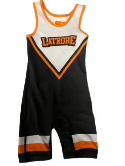 Used SINGLETS Wrestling Singlet Black MD
