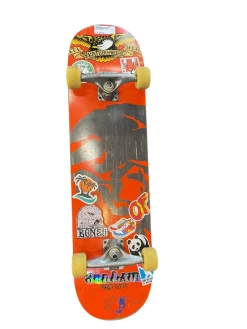 Used SKATEBOARD Complete Skateboard Orange Regular