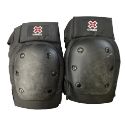 Used Skateboard Kneepads Black Senior