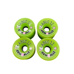 Used Skateboard Wheel Green