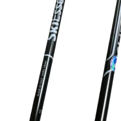 Used SKI ESSENTIALS Mens DH Ski Pole Black 115 cm / 46 in