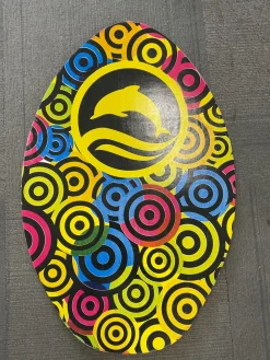 Used SKIMBOARD Skim Board Black And Optic Yellow 30"