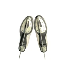 Used SLM SZ 10 WM FIGURE SKATES WomensFigure Skate White Senior 10