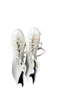 Used SLM WHITE SKATE WomensFigure Skate White Senior 10