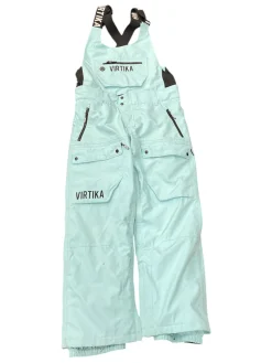 Used Snow Bibs W Teal LG