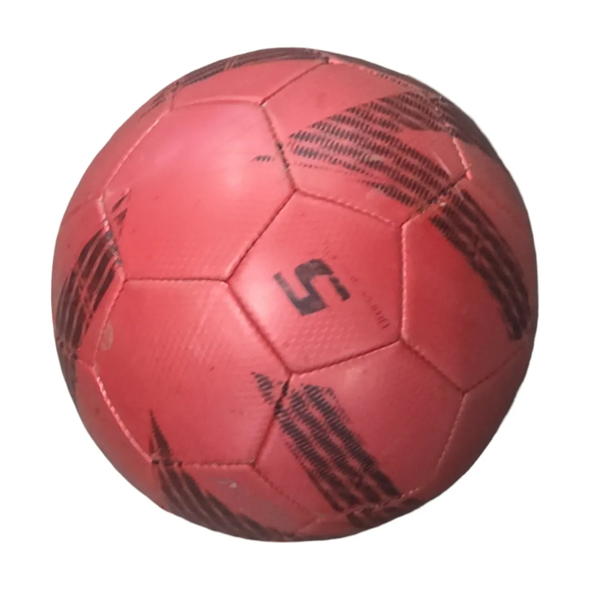Used SOCCER BALL All Size Soccer Ball Red 5