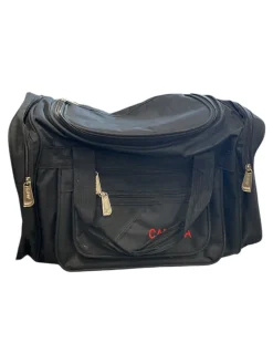 Used Soccer Player Duffel Bag Black