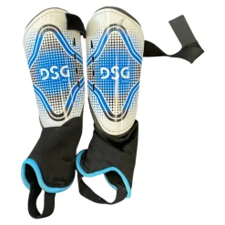 Used Soccer Shin Guards Youth White LG