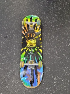 Used SPEED DEMONS Complete Skateboard Black 7 3/4"
