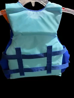 Used Speedo SPEEDO YTH PFD 55-88LBS Youth PFD Carolina Blue And Navy Blue Youth 50-90