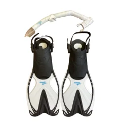 Used Speedo Underwater Fins White S/M