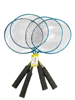 Used Sportcraft 4 PACK RACQUET Adult Badminton Racquet Royal Blue Unknown