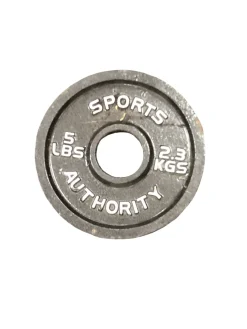 Used SPORTS AUTHORITY 5LB OLY PLATE Olympic Plate (Each) 5 lb