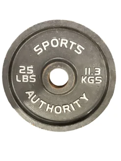 Used SPORTS AUTHORITY 25LB OLY PLATE Olympic Plate (Each) 25 lb