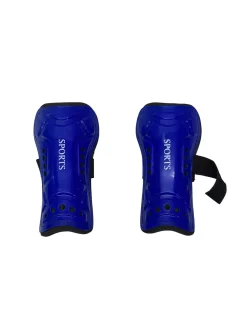 Used SPORTS SHINGUARDS Soccer Shin Guards Youth Royal Blue SM
