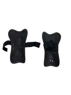 Used SPORTS SHINGUARDS Soccer Shin Guards Youth Red SM