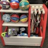 Used sports storage rack