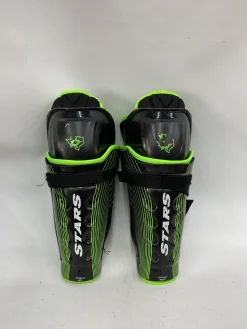 Used STARS SHIN GAURD Junior Shin Guards Black 12"