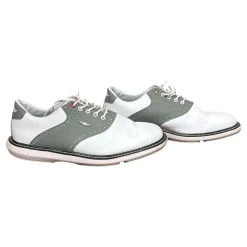 Used STRAIGHT DOWN Mens Golf Shoes White Senior 11