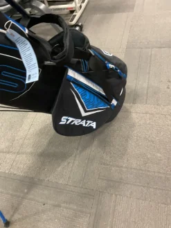 Used Strata 7 WAY STAND BAG Mens Stand Bag Black