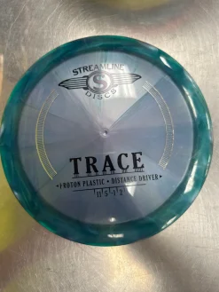 Used Streamline PROTON TRACE Disc Golf Driver Green