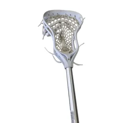 Used String King COMPLETE LACROSSE ATTACK STICK Men Atk/Mid Complete Stick White