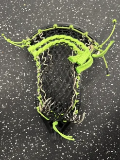 Used String King MARK 2A STRUNG Mens Lacrosse Head Black