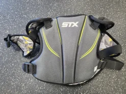 Used STX 200+ Lacrosse Shoulder Pads Grey LG