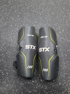 Used STX 200 STALLION Lacrosse Arm Pads/Guards Grey MD