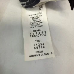 Used STX BREEZE Lacrosse Gloves Womens Grey SM
