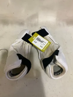 Used STX CELL II Lacrosse Arm Pads/Guards White MD