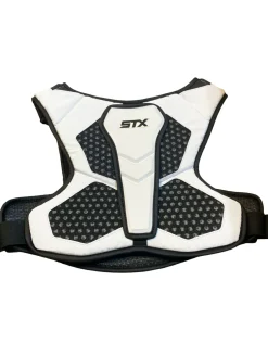 Used STX CELL V Lacrosse Shoulder Pads White XL