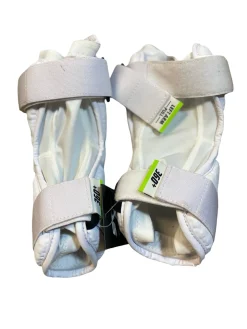 Used STX CELL V Lacrosse Arm Pads/Guards White MD