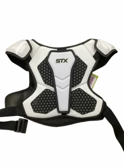 Used STX CELL V Lacrosse Shoulder Pads White XL