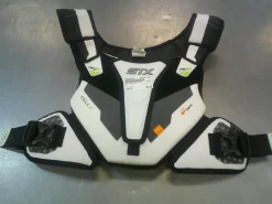 Used STX CELL VI Lacrosse Rib Pads White XL
