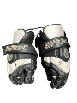 Used STX GOALIE Lacrosse Gloves Mens Black LG