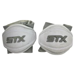 Used STX 1K Lacrosse Arm Pads/Guards Grey SM