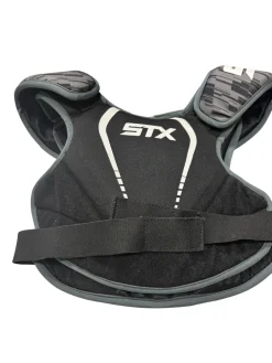 Used STX Lacrosse Shoulder Pads Black MD