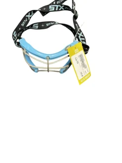 Used STX PLUS GOGGLES Lacrosse Facial Protect Carolina Blue Youth