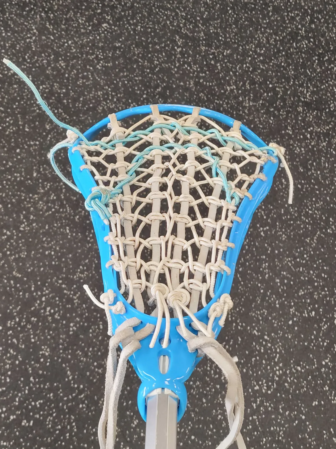 Used STX RACY X AL6000 Jr Atk/Mid Complete Stick Royal Blue