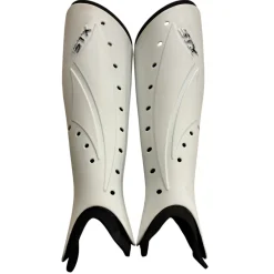 Used STX SG FH Shin Guards White 13"