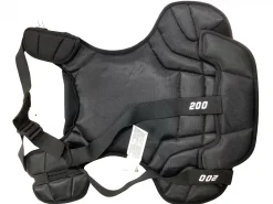 Used STX SHIELD 200 LAX Goalie Chest M Grey And Black LG