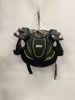 Used STX STALLION 200 Lacrosse Shoulder Pads Grey MD
