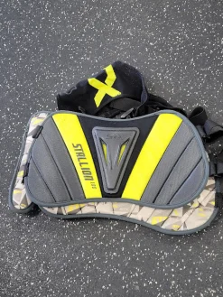 Used STX STALLION 100 RIB PADS Lacrosse Rib Pads Black MD