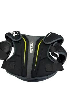 Used STX STALLION 50 Youth Lacrosse Shoulder Pads Black SM