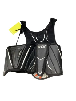 Used STX STALLION Lacrosse Rib Pads Black Small