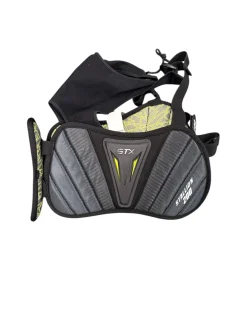 Used STX STALLION RIB PADS Lacrosse Rib Pads Black SM