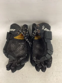 Used STX STINGER Lacrosse Gloves Junior Black 12"